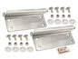 GoWesty artificial rain gutter bracket kit for camper bodies, featuring pop-top design and stainless steel construction.