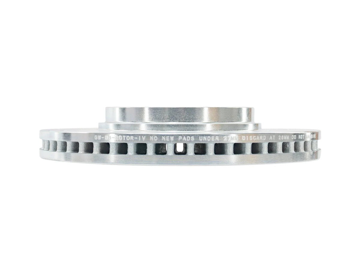 GoWesty Bigger Brake Rotor from the Bigger Brakes Kit, a high-performance brake part for enhanced vehicle stopping power.