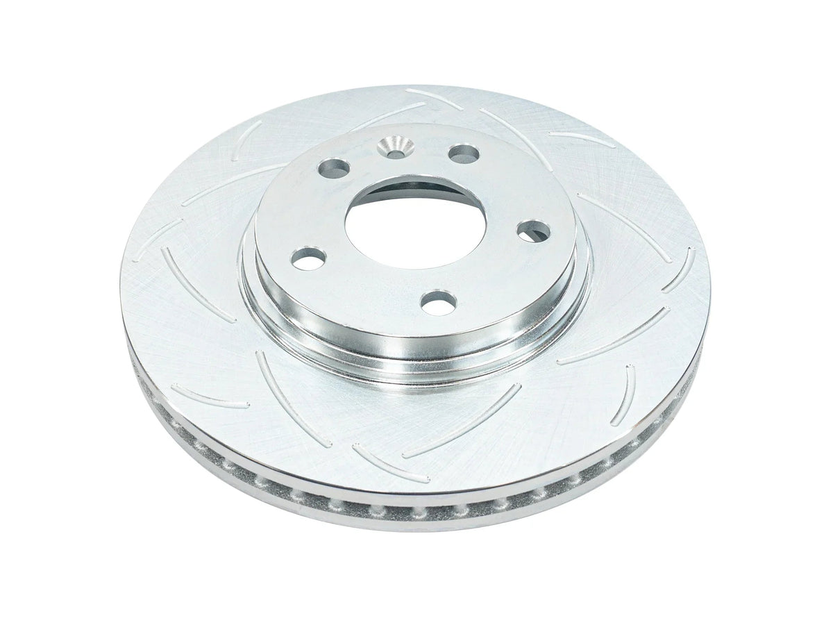 GoWesty Bigger Brake Rotor from the Bigger Brakes Kit, automotive brake part with vented design and detailed surface texture.