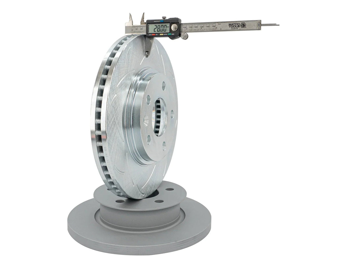 GoWesty Bigger Brake Rotor from the Bigger Brakes Kit, a durable brake part with a thick, ventilated design for improved stopping power.