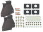 GoWesty bolt-on roof rack bracket and mount kit for Vanagon Westfalia, durable roof rack hardware with mounting components