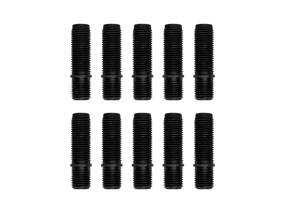 GoWesty threaded wheel stud set for 2WD Vanagon and Eurovan, showing metal studs and packaging for vehicle wheel installation.