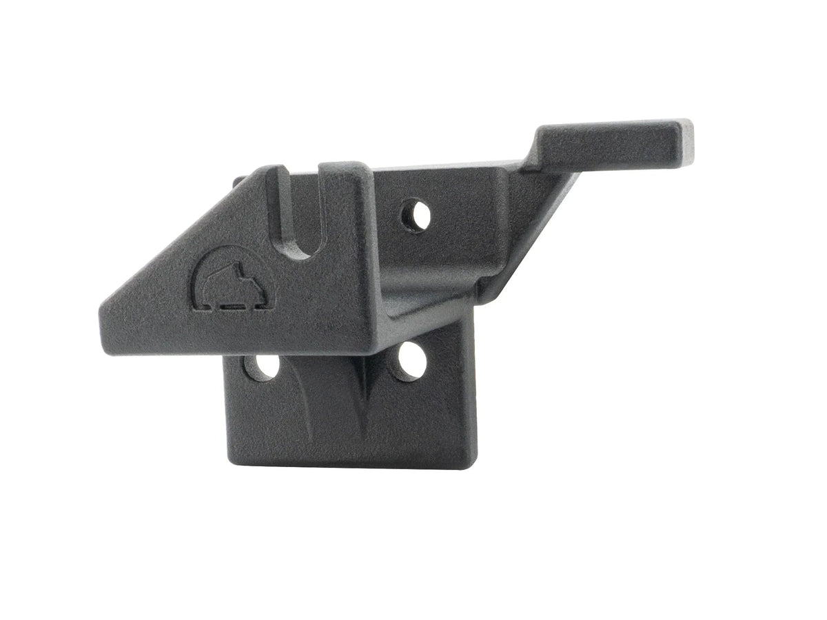 GoWesty upgraded alternator bracket kit for 1983-1991 Vanagon, showing assembled metal brackets and mounting hardware.