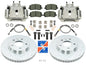 GoWesty Bigger Front Brakes for late Bus and early Vanagon, showing new brake components on a vehicle.
