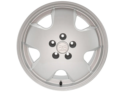 GoWesty OEM replica alloy wheel bundle for Bus/Vanagon, featuring 15, 16, or 17-inch wheels with a sleek face design.