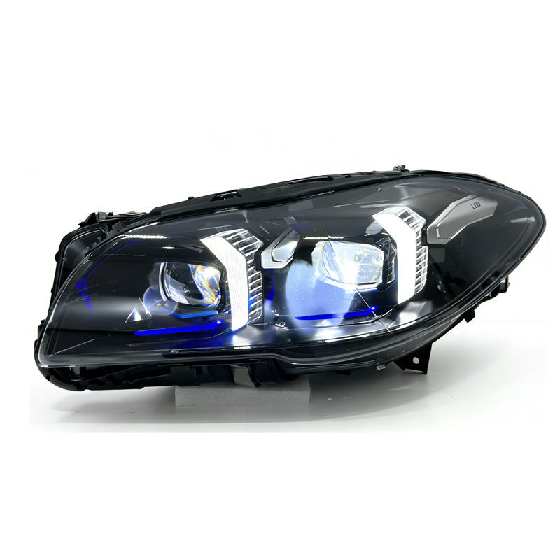 Vekto Snake Eye LED tail lights for BMW F10 5 Series 2011-2017, showing sleek design and bright LED illumination.