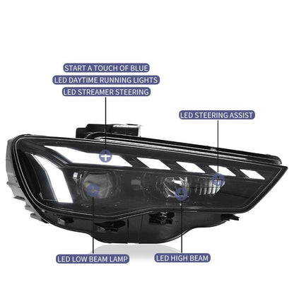 High-Performance LED Headlights for Audi A3 8V 2013-2016 - AudiGear.com - Headlights