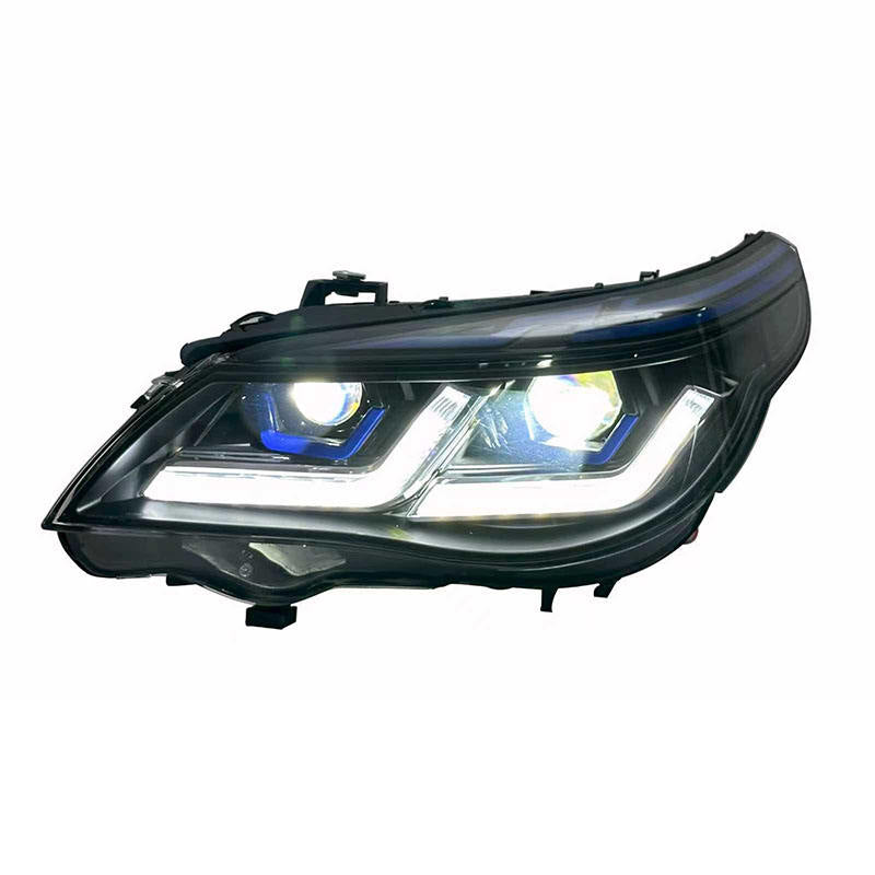 Vekto dual color laser style headlights assembly for BMW 5 Series E60 E61, 2003–2010, showing the front view with modern design