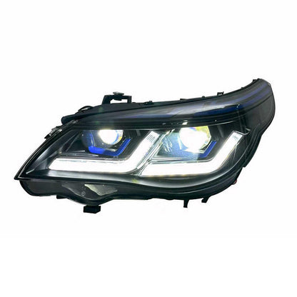 Vekto dual color laser style headlights assembly for BMW 5 Series E60 E61, 2003–2010, showing the front view with modern design