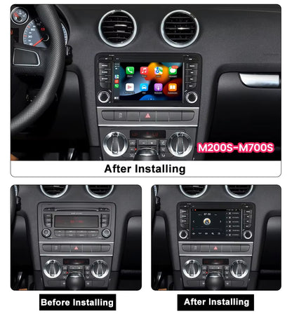 Upgrade Touchscreen for Audi A3 2003-2013 featuring Android 11 CarPlay