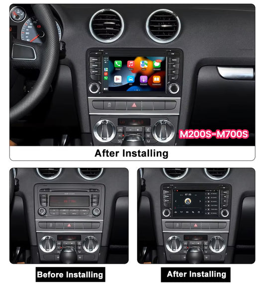 Upgrade Touchscreen for Audi A3 2003-2013 featuring Android 11 CarPlay