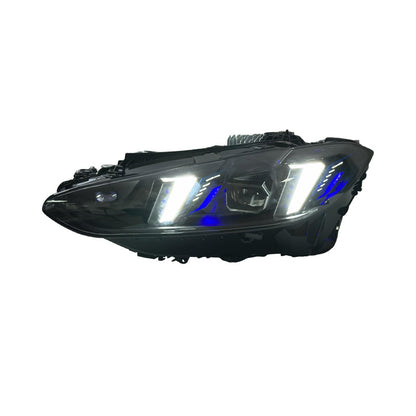 Vekto dual color LED headlights assembly for BMW G22 G23 G80 G82, 2021-2025, showing the headlight design and LED lighting features.