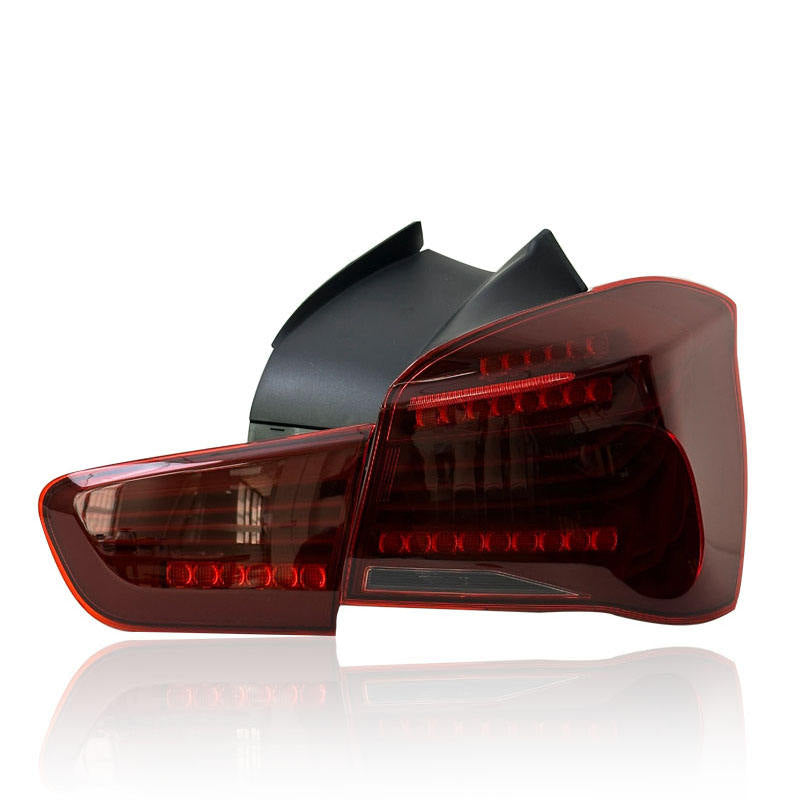 Vekto CSL style LED tail lights for BMW 1 Series F20/F21 LCI hatchback 2015-2018, showing the sleek taillight design.