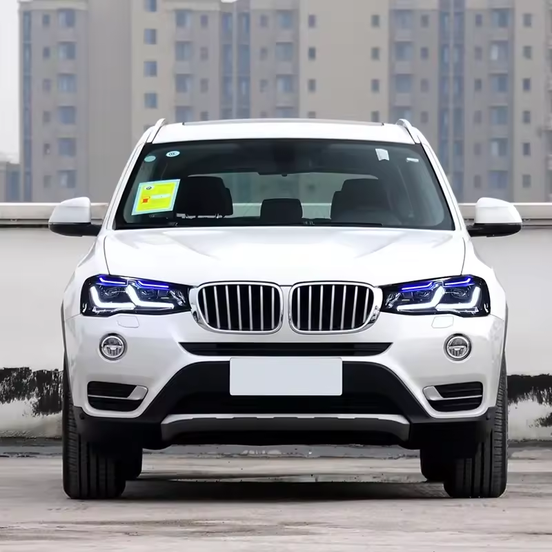 Vekto LED headlights assembly for BMW X3 F25 (2014–2017), showing detailed view of the headlight unit with LED bulbs and housing.