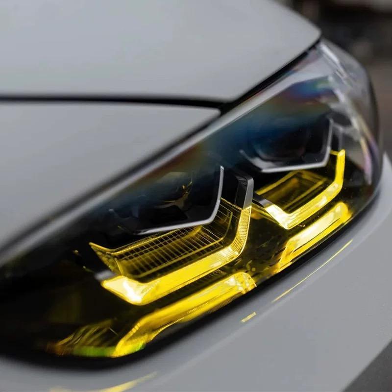 Vekto RGB LED DRL headlight module kit for BMW G80 M3, G82/G83 M4, G22/G23/G26 4 Series 2021-2023