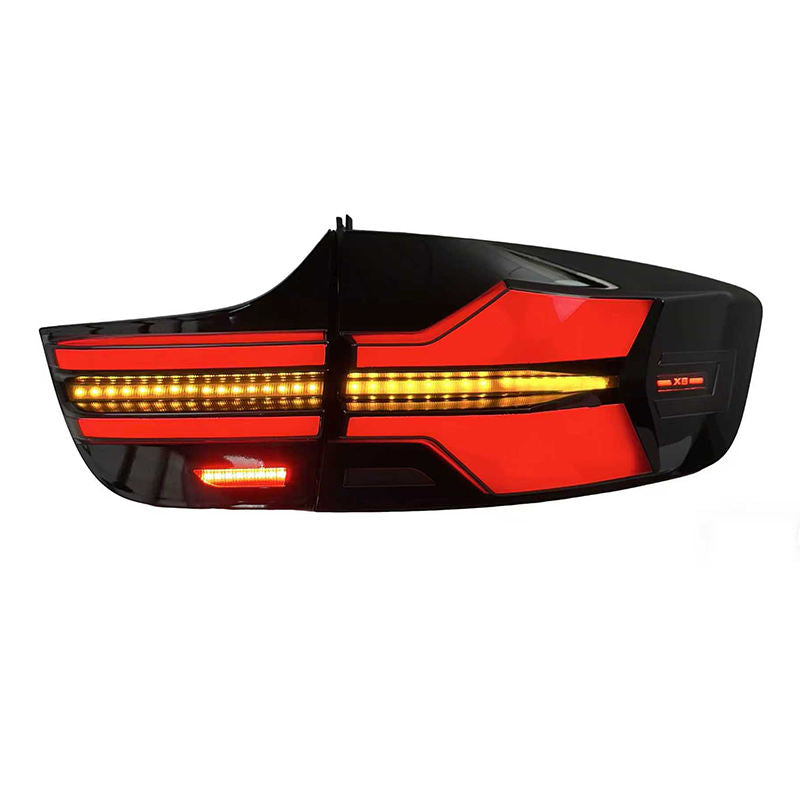 BMW X6 E71 G05 style LED tail lights by Vekto, designed for 2008-2014 models, featuring modern LED illumination and sleek design.