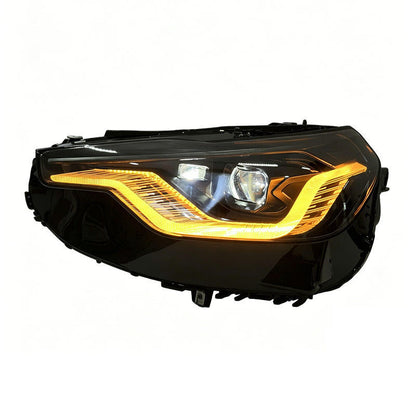 Vekto dual-color LED headlights with smoke and shadow effects for BMW M2 G42 and 2 Series 2022+ vehicle headlights