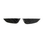 Replacement dry carbon fiber side fender air vent trim for BMW G80 M3, showcasing sleek black carbon fiber finish.