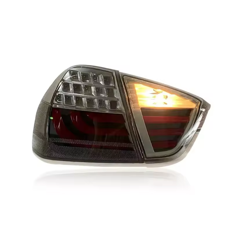 Vekto LED taillights for BMW 3 Series E90 Pre-LCI 2005-2008, showing sleek red and clear rear tail light assembly.