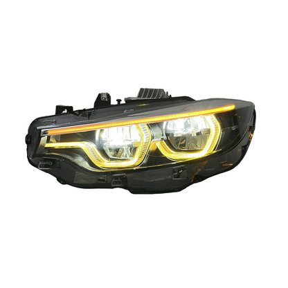 Vekto IKON V2 dual-color laser LED headlights for BMW 4 Series F32/F33/F36 and M4 F82, showing sleek headlight design.