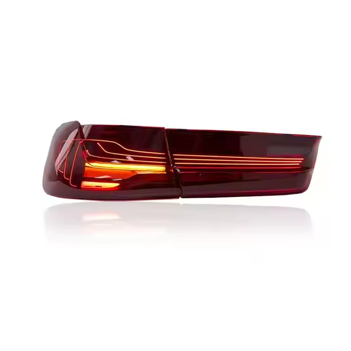 Vekto OLED CSL style taillights for BMW 3 Series G20 (2018-2022), featuring sleek LED design and modern lighting elements.