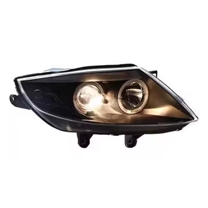 Vekto LED headlights assembly for BMW Z4 E89 (2003–2008), showing the headlight components with clear lens and daytime running lights.
