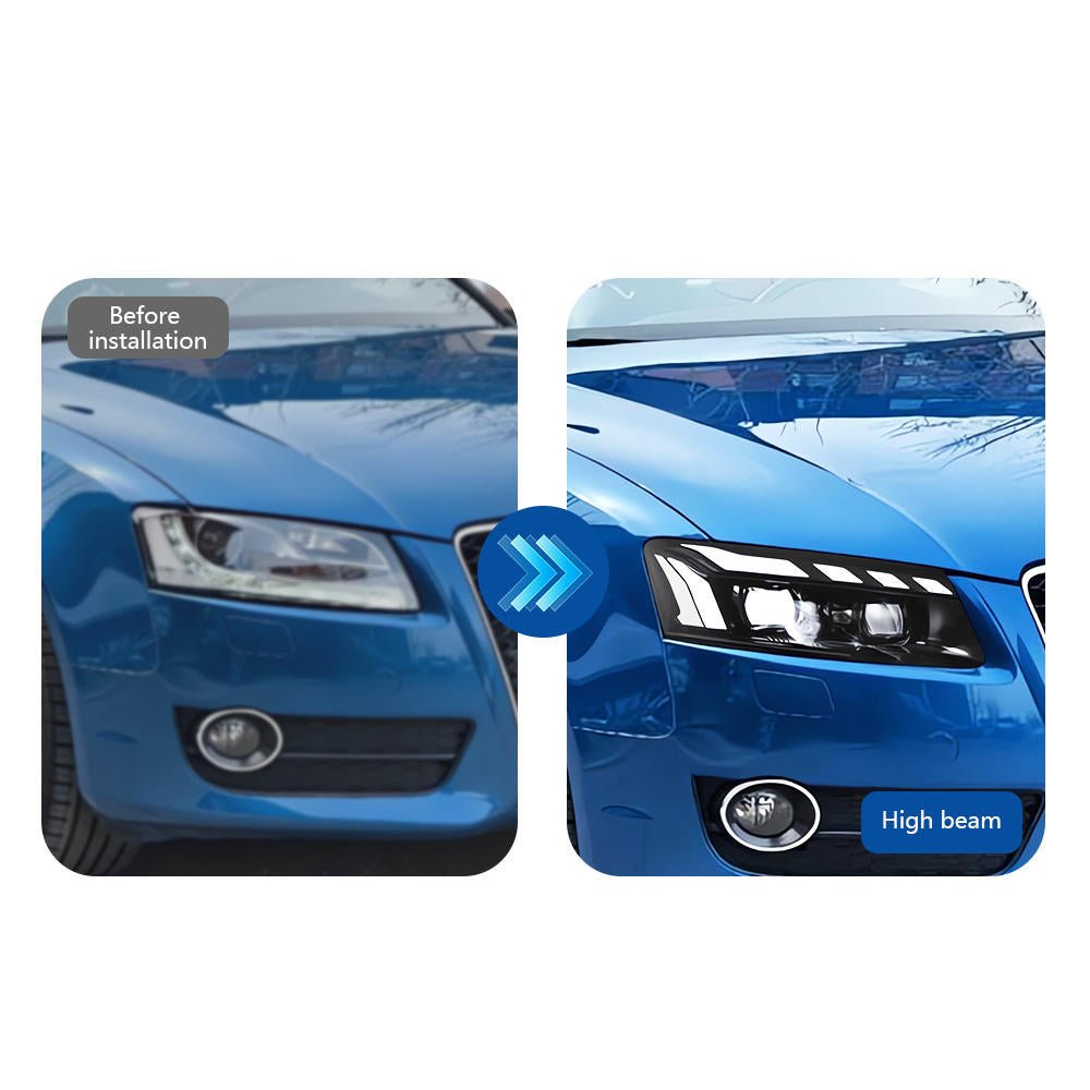 RS5 Style LED Headlights for Audi A5 & S5 2008-2012 - AudiGear.com - Headlights