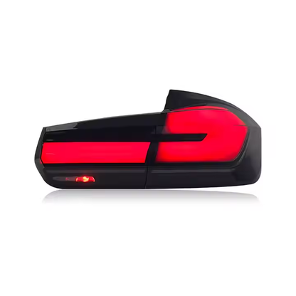 Vekto G30 Style LED tail lights for BMW 3 Series F30/F35 2012-2018, showing sleek red and clear taillight assembly.