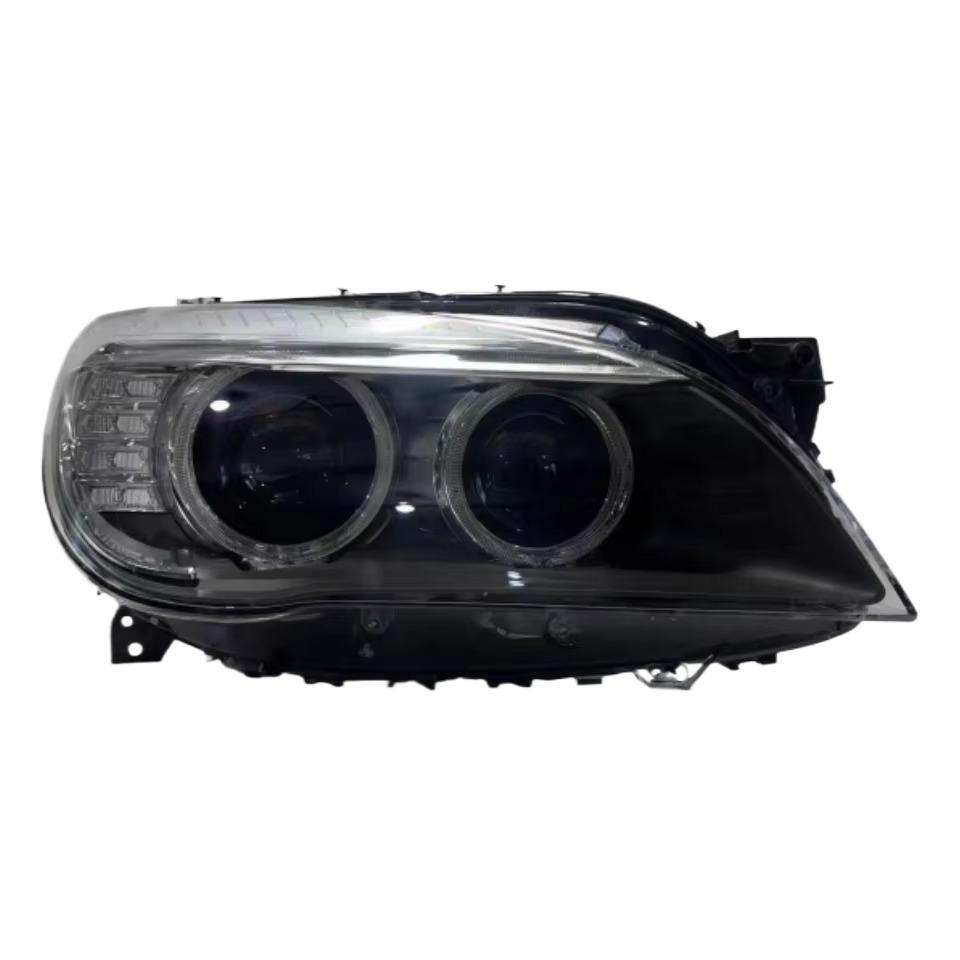 Vekto OEM Xenon HID headlight assembly for BMW 7 Series F01/F02 LCI 2013-2015, showing the headlight with clear lens and design