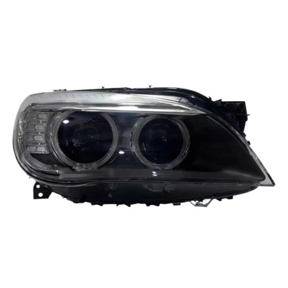 Vekto OEM Xenon HID headlight assembly for BMW 7 Series F01/F02 LCI 2013-2015, showing the headlight with clear lens and design