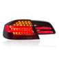 Vekto LED tail lights for BMW 3 Series E92 and M3 Coupe 2006-2012, showing sleek red and clear lens taillight design.