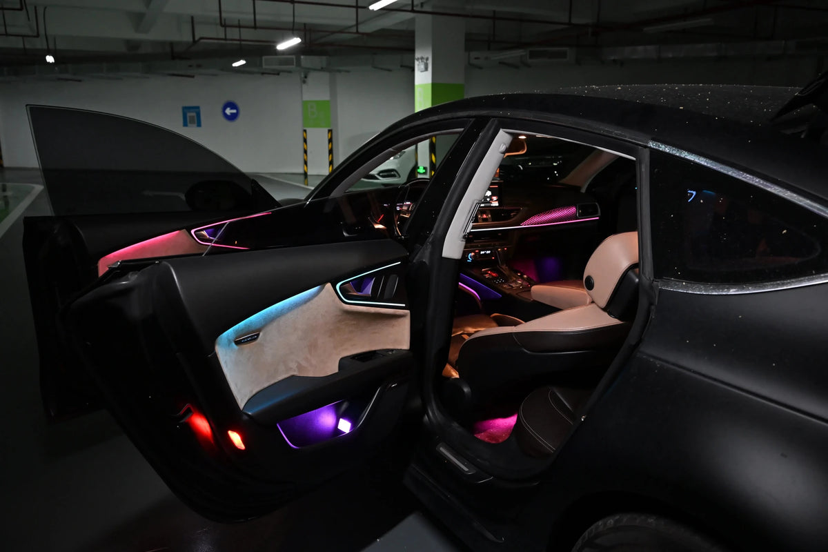 Audi A7 C7 Interior 64-Color Symphony LED Ambient Light Kit 2011 - 2018 - AudiGear.com - Interior Lighting