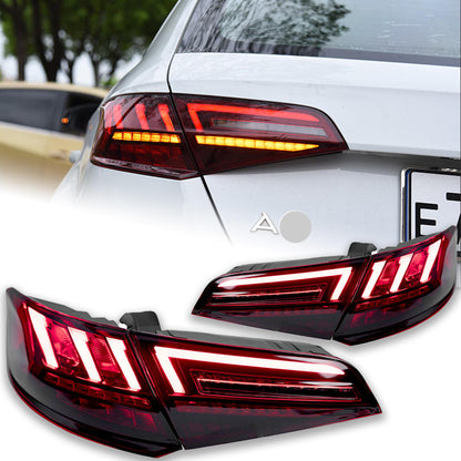 Upgrade Dynamic Animation LED Taillights fit Audi A3 2013-2019 Hatchback Signal Rear Stop Brake Reverse