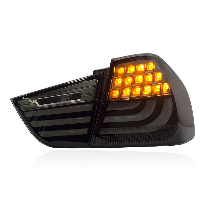 Vekto LED tail lights for BMW 3 Series E90 2009-2012, rear taillights with bright LED indicators and clear lens design.
