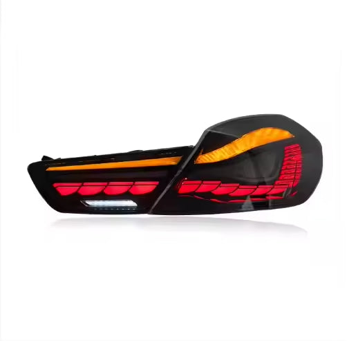 Vekto Dragon Scale GTS LED tail lights for BMW 6 Series F12 F13 2012-2019, showcasing sleek, modern taillight design with dragon scale pattern.