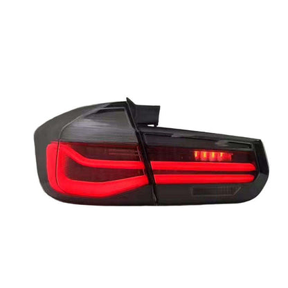 Vekto BMW F31 LCI style LED tail lights on a 2013-2018 BMW F31, showcasing sleek design and bright LED illumination.