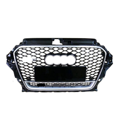 RS3 Style Grille fits Audi A3 S3 8V 2013-2016 RS3 Quattro Hex Mesh