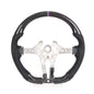 Vekto carbon fiber steering wheel for BMW F30 F10 F15 M3 M5 X Series showing sleek black carbon fiber surface and ergonomic design.
