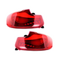 Vekto GTS Dragon Scale LED taillights for BMW 2 Series F22/F23 2014-2021, featuring vibrant dragon scale LED design.