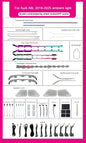 Audi A6 / A6L C8 Interior 64-Color Active Symphony Rainbow LED Ambient Light Kit 2019 - 2024 - AudiGear.com - Interior Lighting