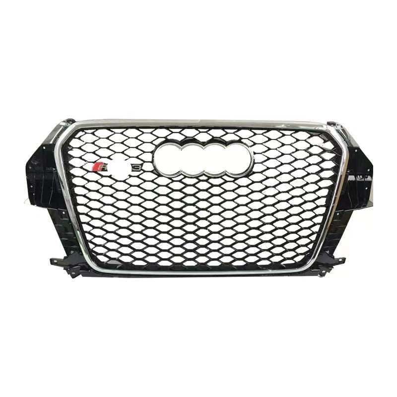 Upgrade Honeycomb Style Grille fits Q3 2013-2016 in Glossy Black or Chrome