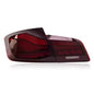Vekto Dragon Scale LED taillights for BMW 5 Series F10/F18 2011-2017, showcasing sleek red and clear lens design.