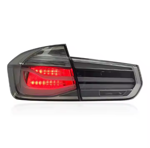 Vekto MP Style Clear LED taillights for BMW 3 Series F30/F35 2012-2017, showing sleek tail light design with clear lens and LED elements.