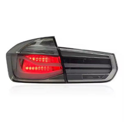 Vekto MP Style Clear LED taillights for BMW 3 Series F30/F35 2012-2017, showing sleek tail light design with clear lens and LED elements.
