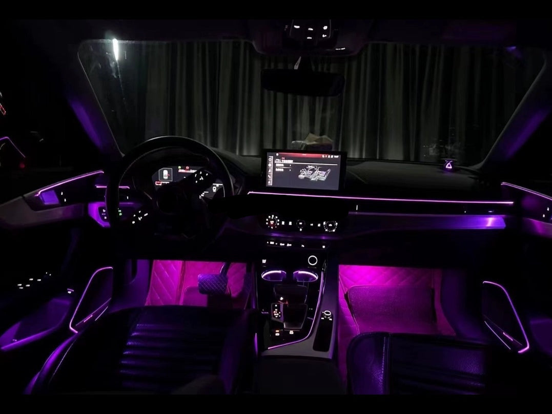 Dynamic LED Interior Ambient Lighting Kit fits Audi A4 A5 B9 2017-2021