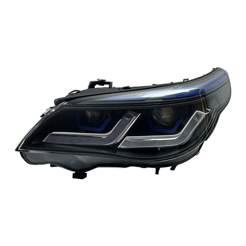 Vekto dual color laser style headlights assembly for BMW 5 Series E60 E61 2003-2010, showing front view with sleek design