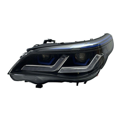 Vekto dual color laser style headlights assembly for BMW 5 Series E60 E61 2003-2010, showing front view with sleek design