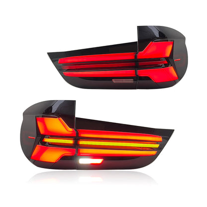 Vekto LED taillights for BMW X5 F15 (2014-2018), showing sleek red and clear lens tail light assembly.