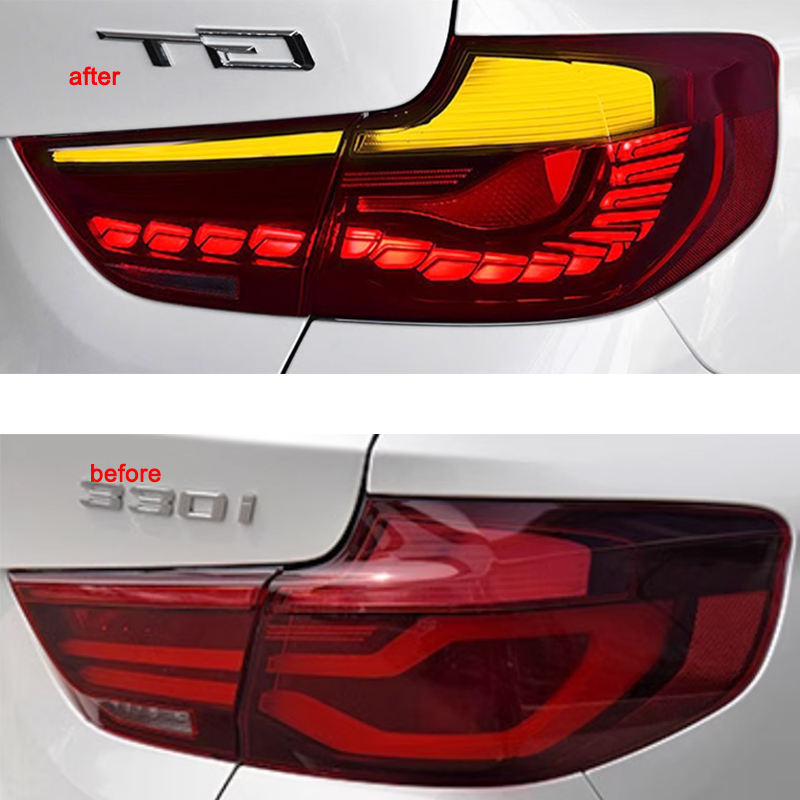 Vekto LED taillights for BMW 3 Series GT F34 2013-2020, showing sleek red and clear lens tail light assembly.