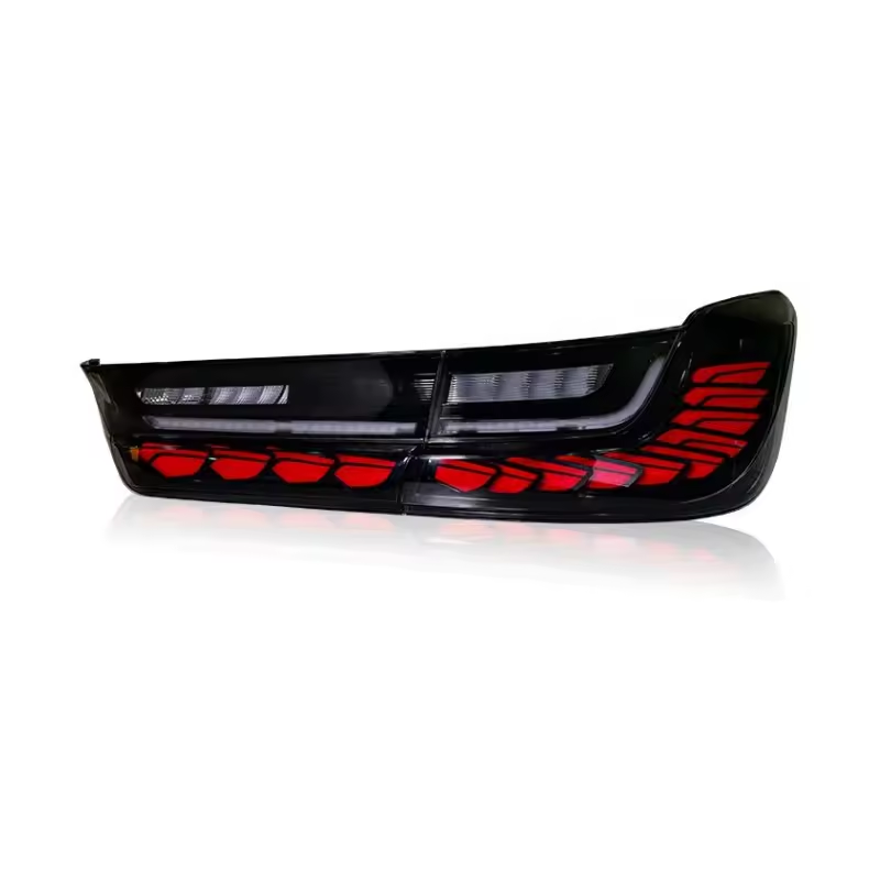 Vekto LED taillights for BMW 3 Series G20/G28 and M3 G80, showing sleek red and clear tail light design for 2018-2022 models.